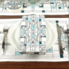 Placemat/Napkin Set of 4 – FLW Waterlilies - Image 2