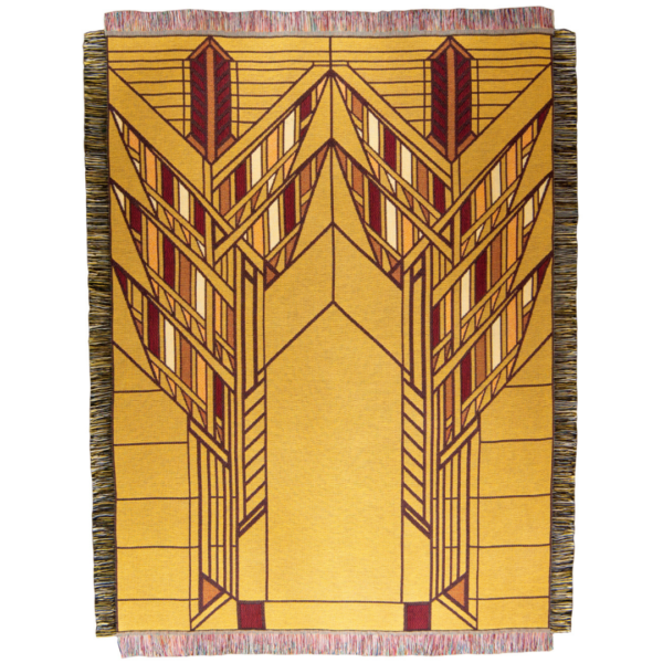 Throw Blanket - FLW Dana House