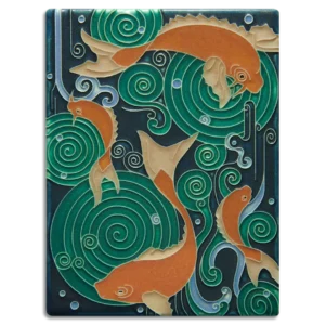 Koi Pond Tile (6x8")