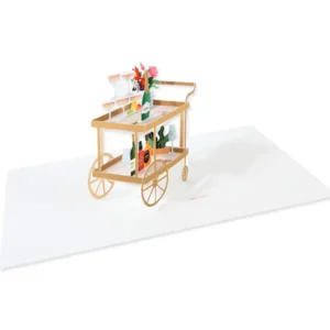 Bar Cart Pop-Up Card