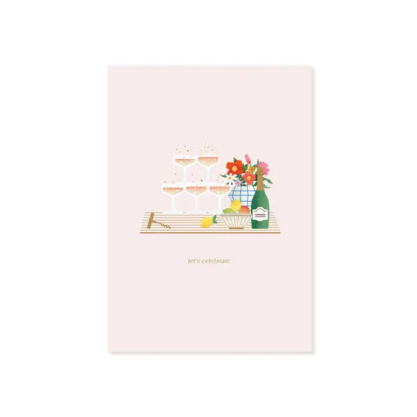 Bar Cart Pop-Up Card - Image 2