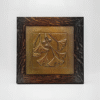 Copper Ginkgo Leaf Tile - Framed - Image 2