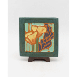 Hand Painted West Coast Wildflowers Tile (5x5")