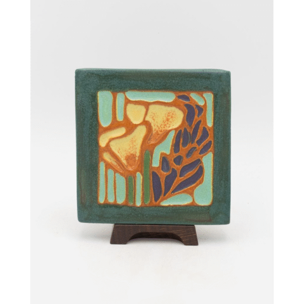 Hand Painted West Coast Wildflowers Tile (5x5")