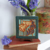 Hand Painted West Coast Wildflowers Tile (5x5") - Image 2