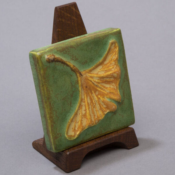 Timeless Ginkgo Tile (3x3") - Framed