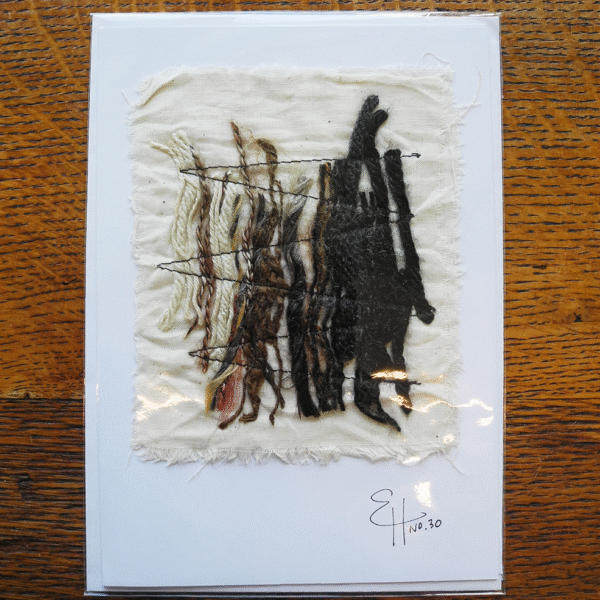 Erika Hewston - Fiber Greeting Card
