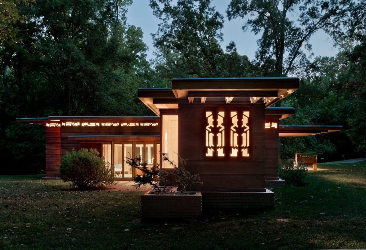 Frank Lloyd Wright, Pope-Leighey House, 1940. Alexandria, Virginia.