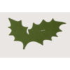 Merino Wool Felt – 15" Holly Leaf Trivet - Image 5