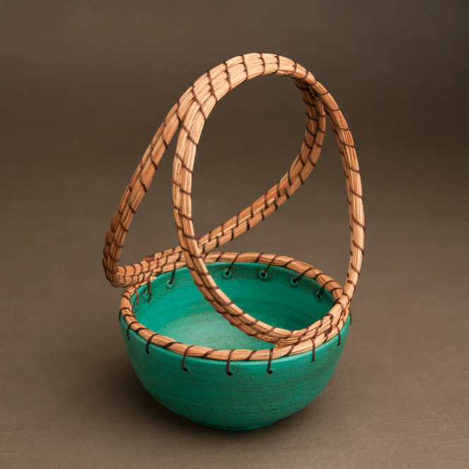 Hannie Goldgewicht - Turquoise Basket