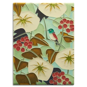 Hummingbird Tile - 6x8"
