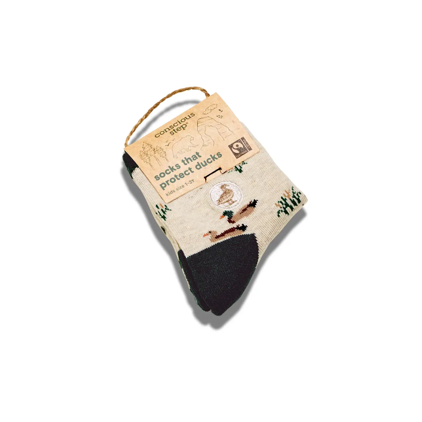 Kids Socks That Protect Ducks | Organic Cotton Kids Socks - Image 2