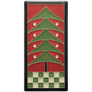 Dard Hunter Tree Tile – Red (4x8")