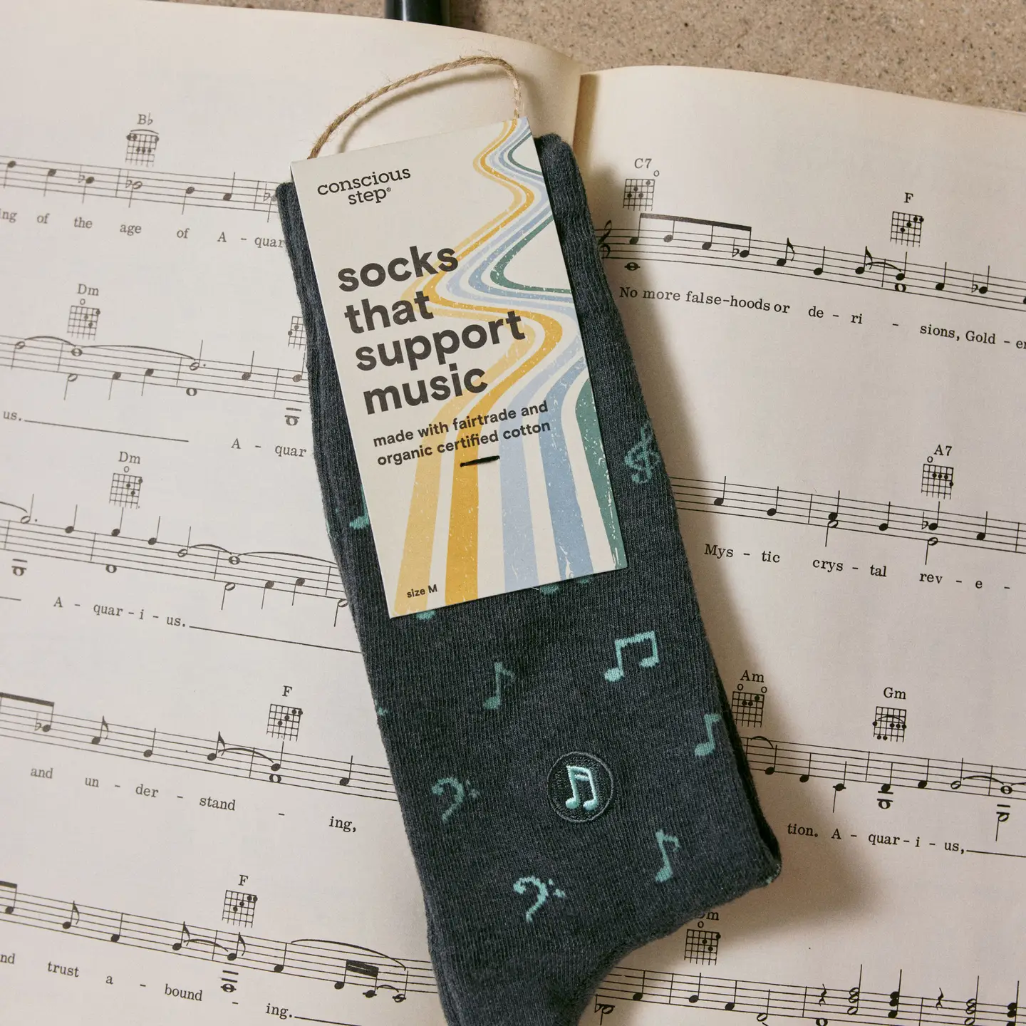 Socks that Support Music | Organic Cotton Socks - Image 3