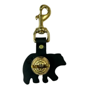 Leather Bear Bell