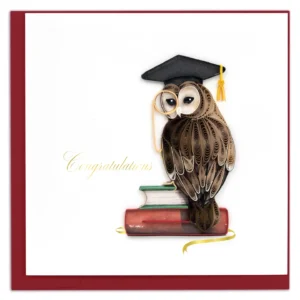 Quilled Card - Graduation Owl