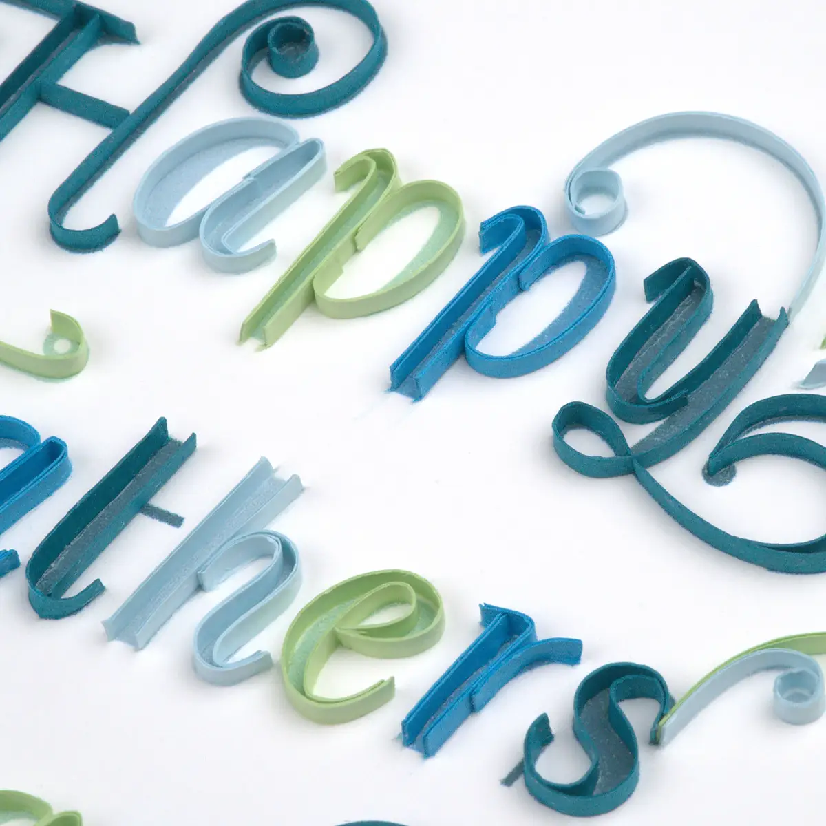 Quilled Card - Happy Father's Day - Image 2