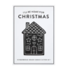 This image shows the outside of the Gingerbread House Cookie Cutter Book Box.