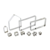 This image shows the contents of the Gingerbread House Cookie Cutter Book Box.