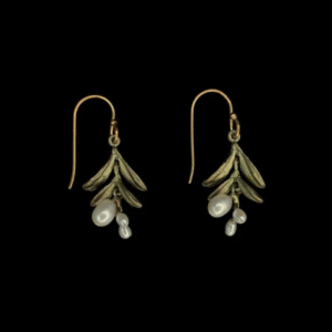 Garden Vine Dainty Wire Earrings