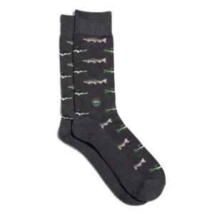 Socks That Protect National Parks - Fish | Organic Cotton Socks