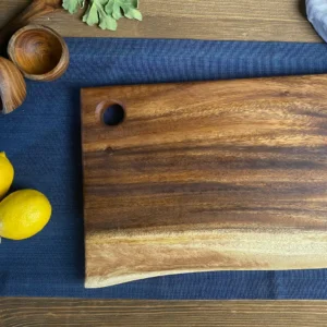 Medium Live Edge Square End Board with Hanging Hole