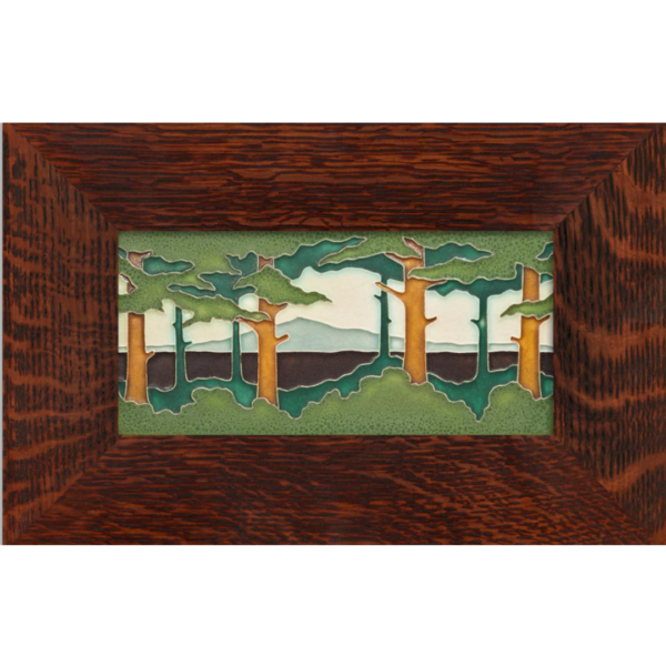 Pine Landscape Tile - Spring (4x8")