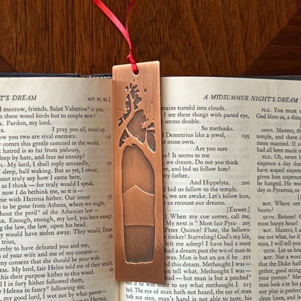 Copper Bookmark - Landscape