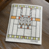 This image shows the Swedish Dishcloth by WagsStuff in the FLW pattern 1.