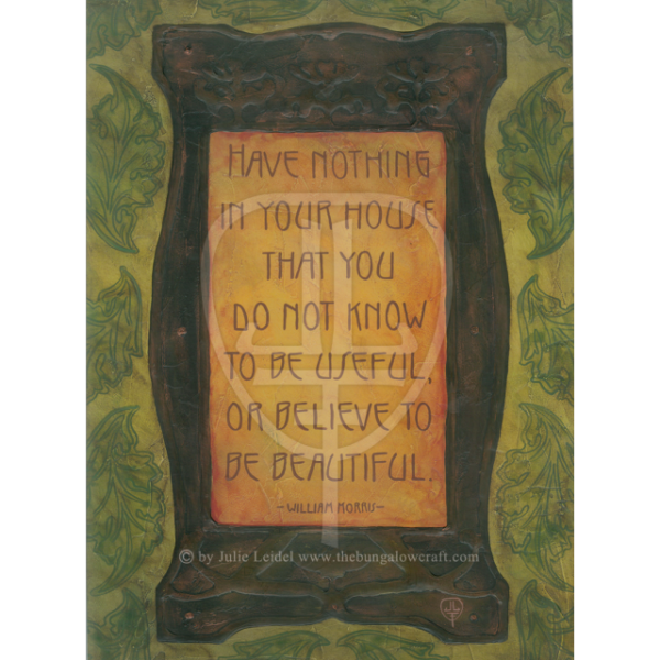 Julie Leidel - Useful or Beautiful Art Canvas