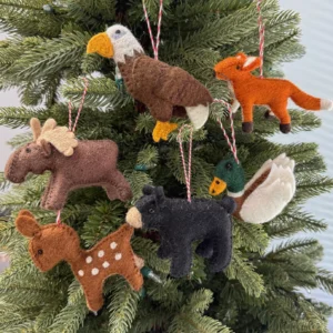 Woodland Animals Felt Ornaments