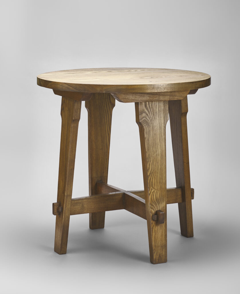 Table (no. 411), Ash, United Crafts , 1900-02. Gift of Gregg and Monique Seibert.