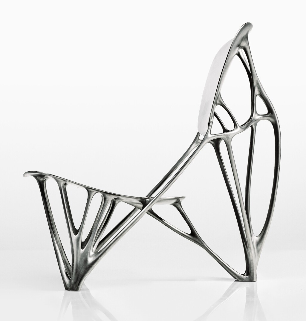 Joris Laarman, Bone Chair, ca. 2007, courtesy of Sotheby's.
