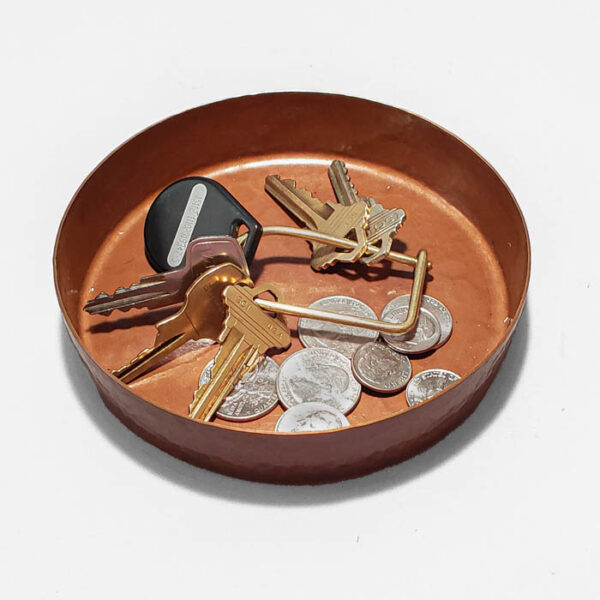 Copper Key-Coin Caddy