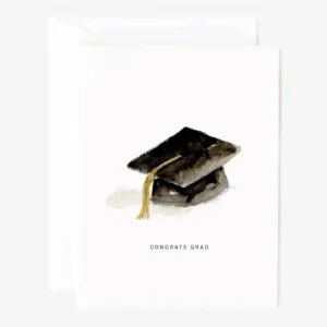 Grad Cap Graduation Greeting Card
