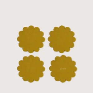 Merino Wool Felt – Crest Coaster Pack (Set of 4)