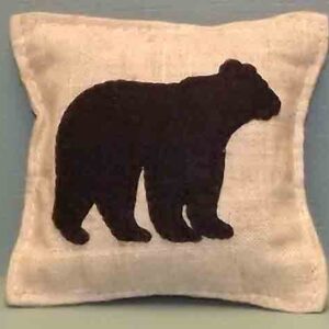 Balsam Pillow Felt Applique Bear Sachet