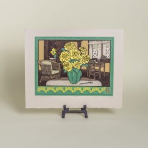 Dorothy Markert Silkscreen - In the Girls' Bedroom