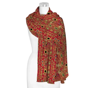Klimt Hope li Silk Blend Shawl