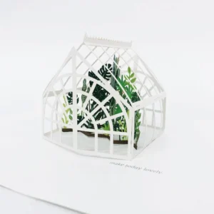 Green House Pop-Up Card