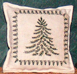 Balsam Pillow Tree Design